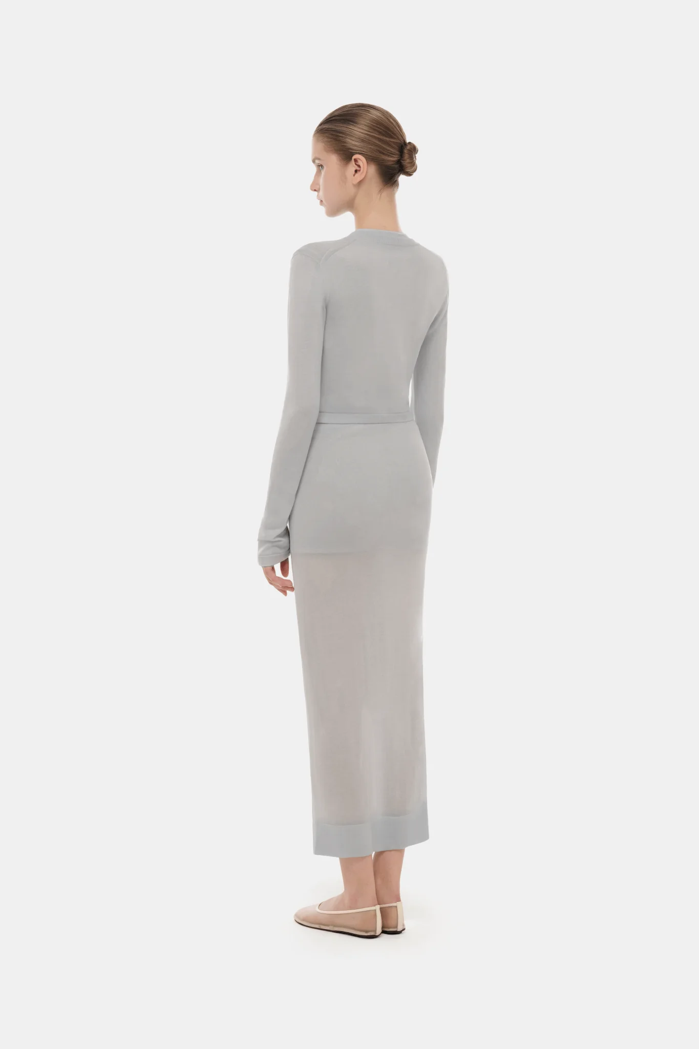 Grey Long Sleeve Top - Image 4