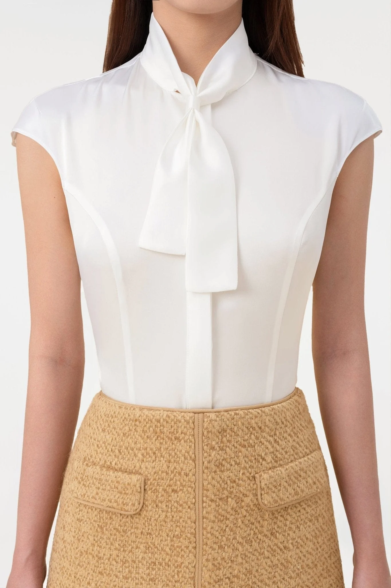 White Silk Shirt - Image 5