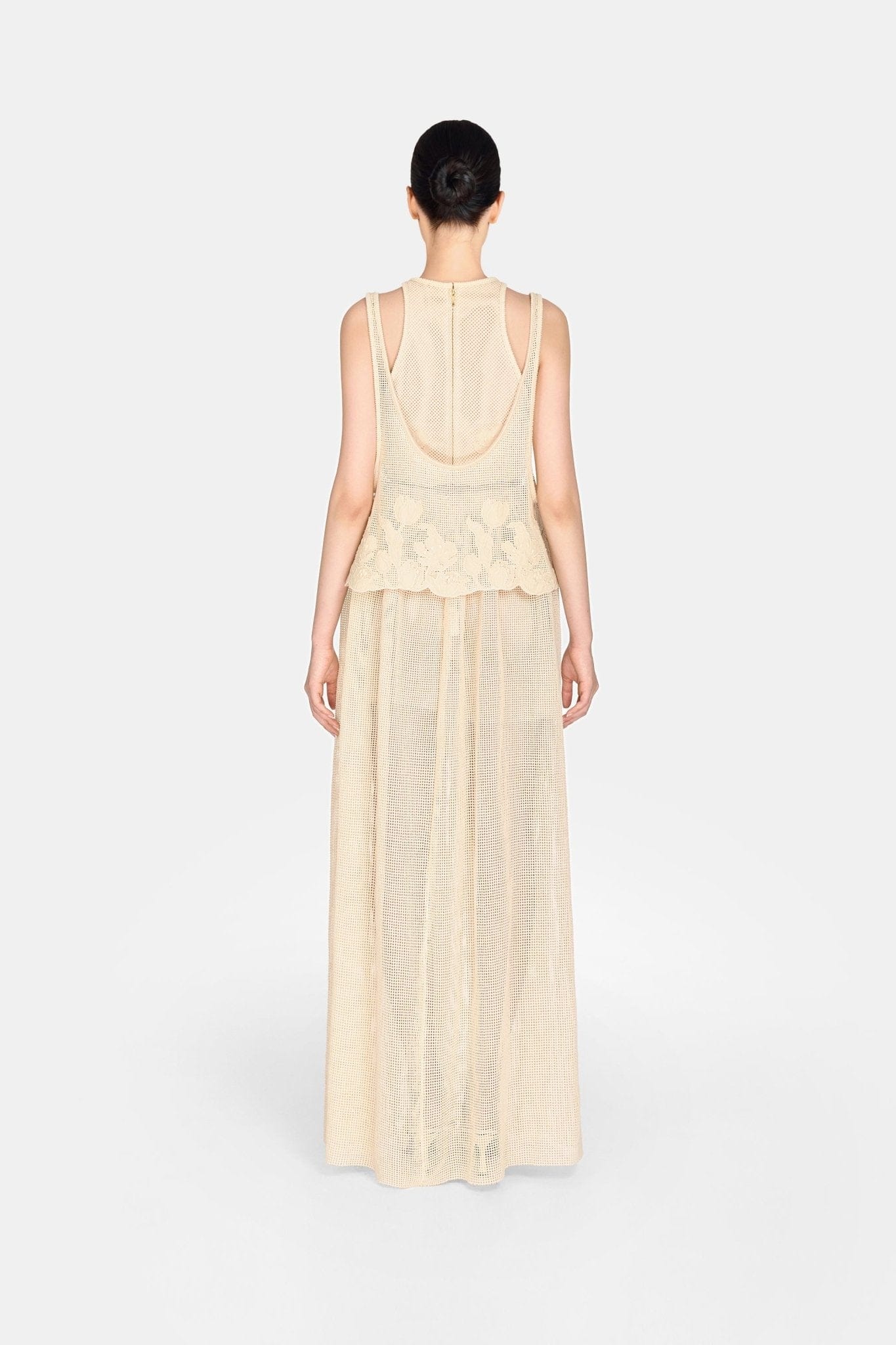 Beige Floral Tank Top - Image 4