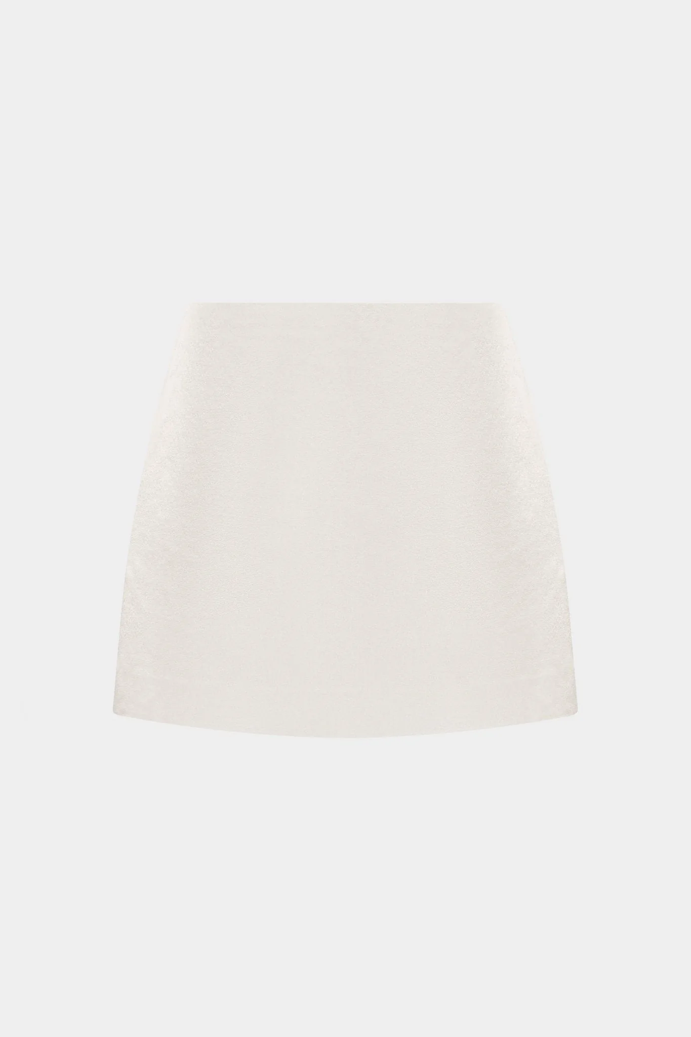 Beige Silk Skirt