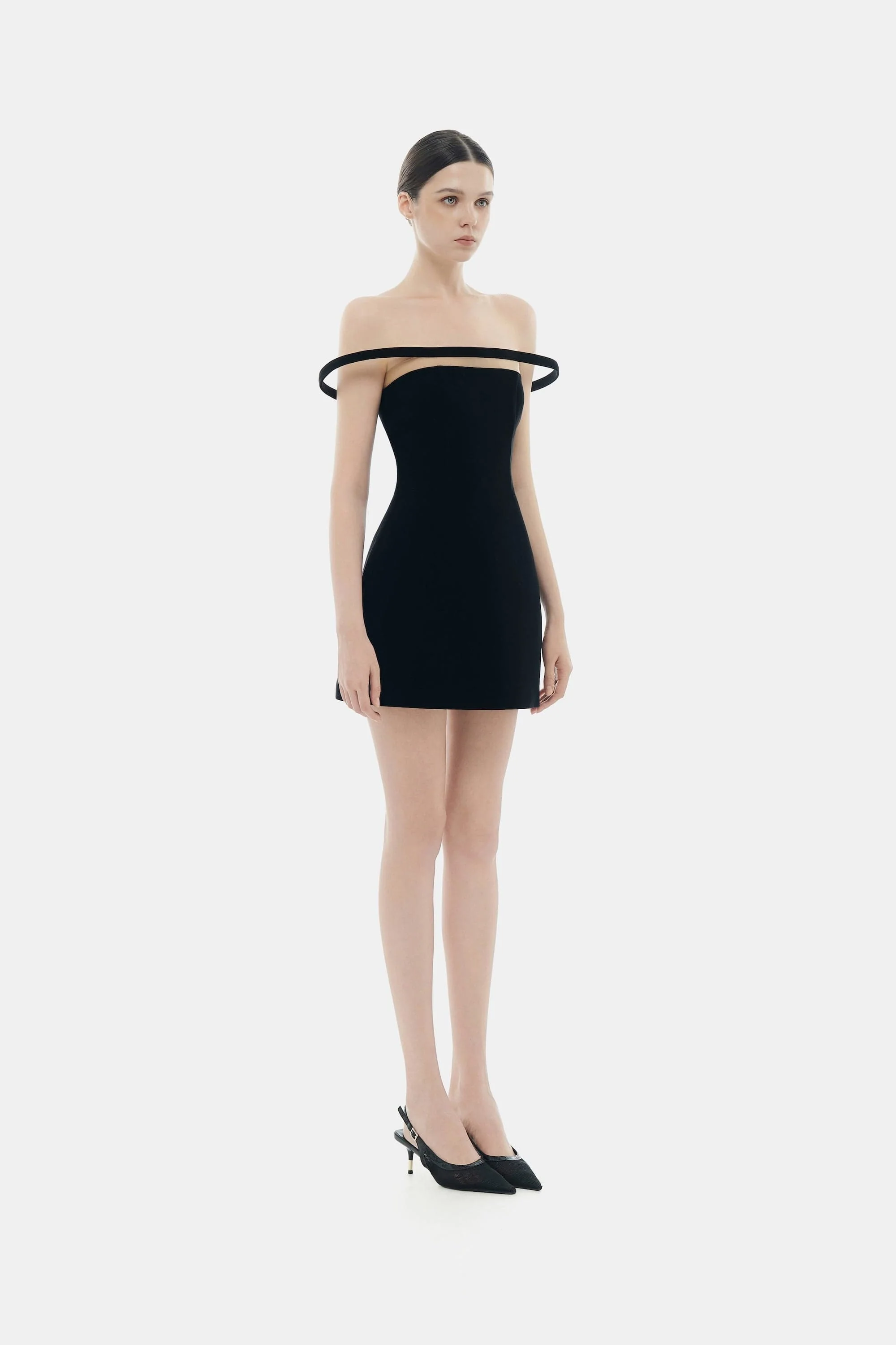 Black Orbit Mini Dress - Image 4