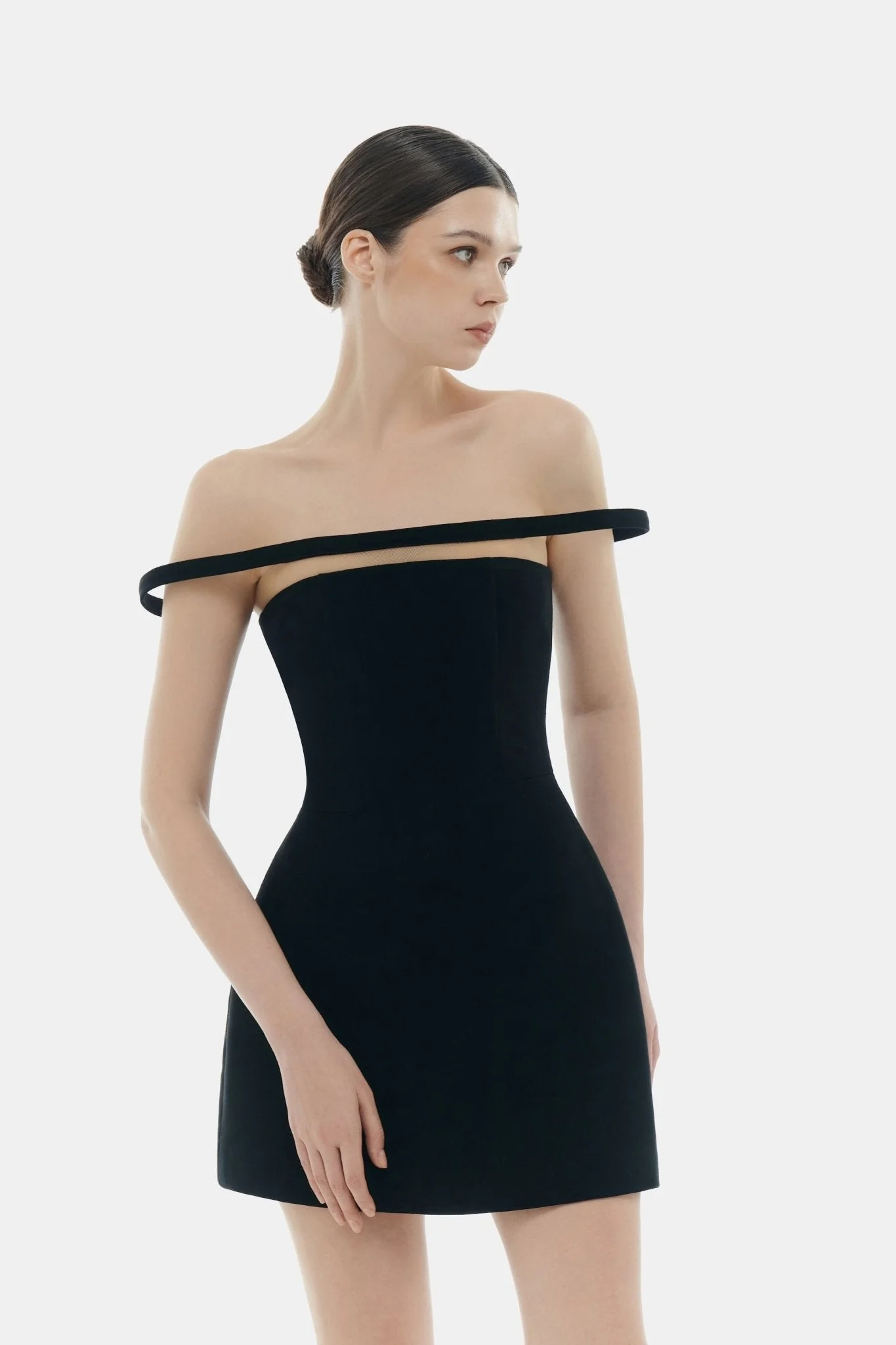 Black Orbit Mini Dress - Image 6
