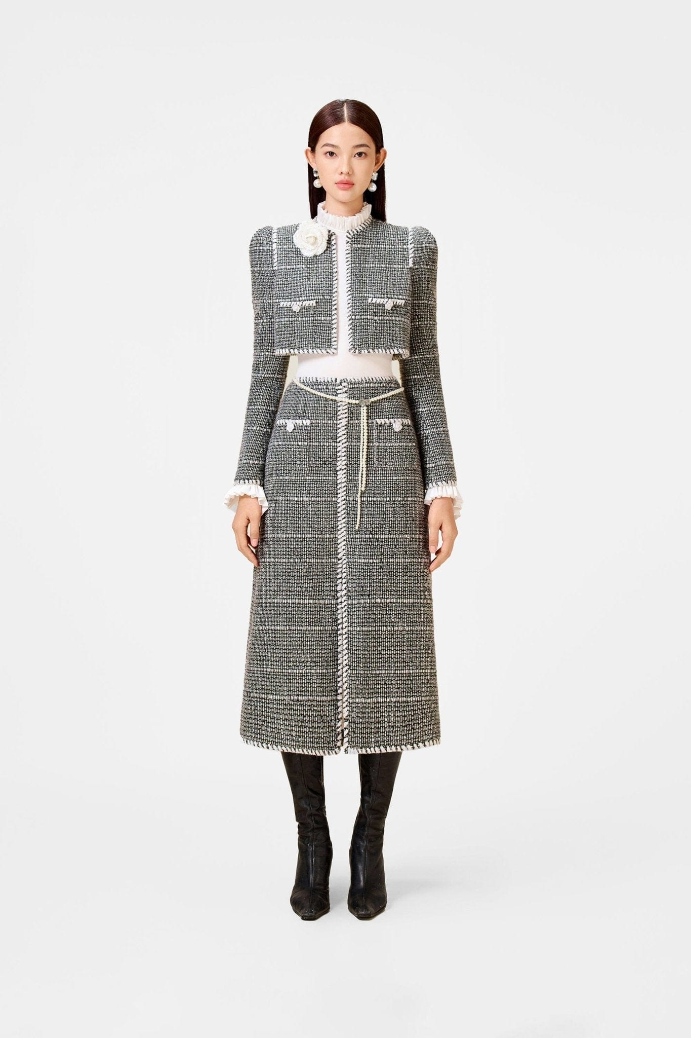 Black Tweed Jacket - Image 2