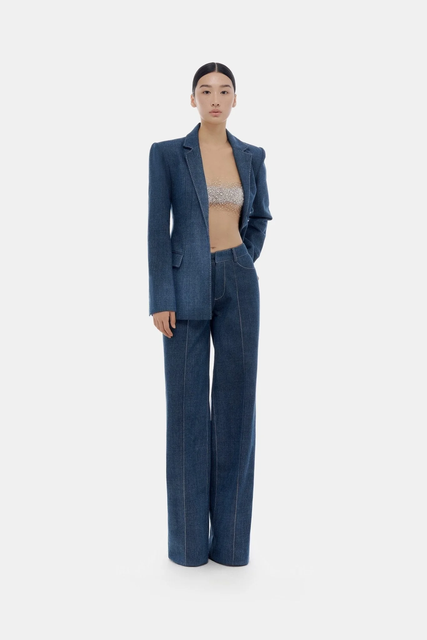 Blue Denim Blazer - Image 2