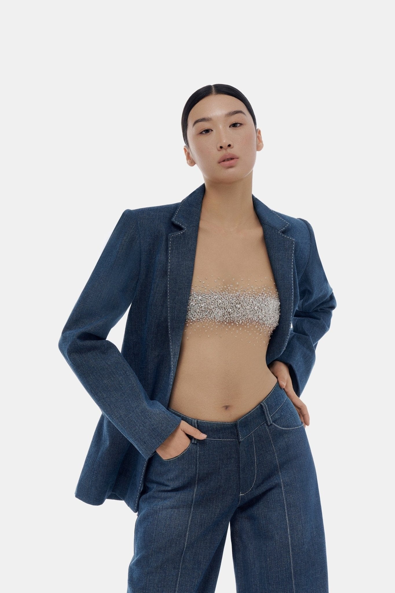 Blue Denim Blazer - Image 5