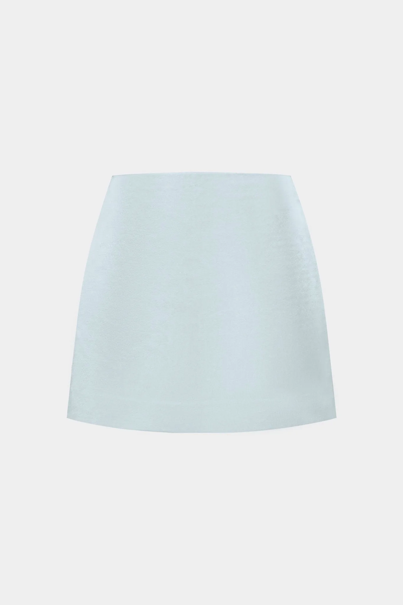 Blue Silk Skirt