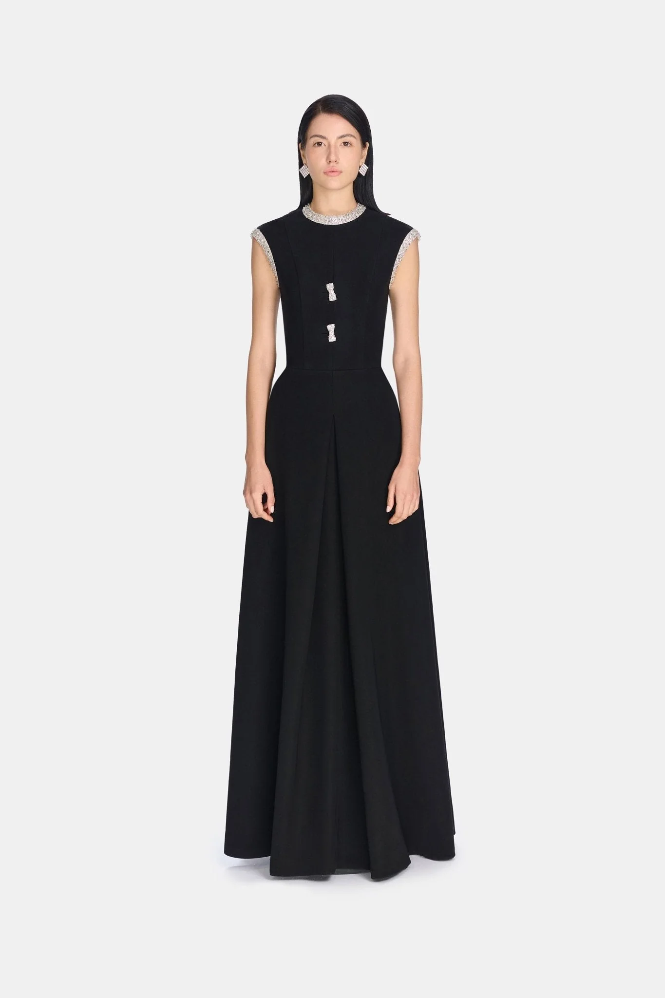 Bow Tie Black Dress - Image 2