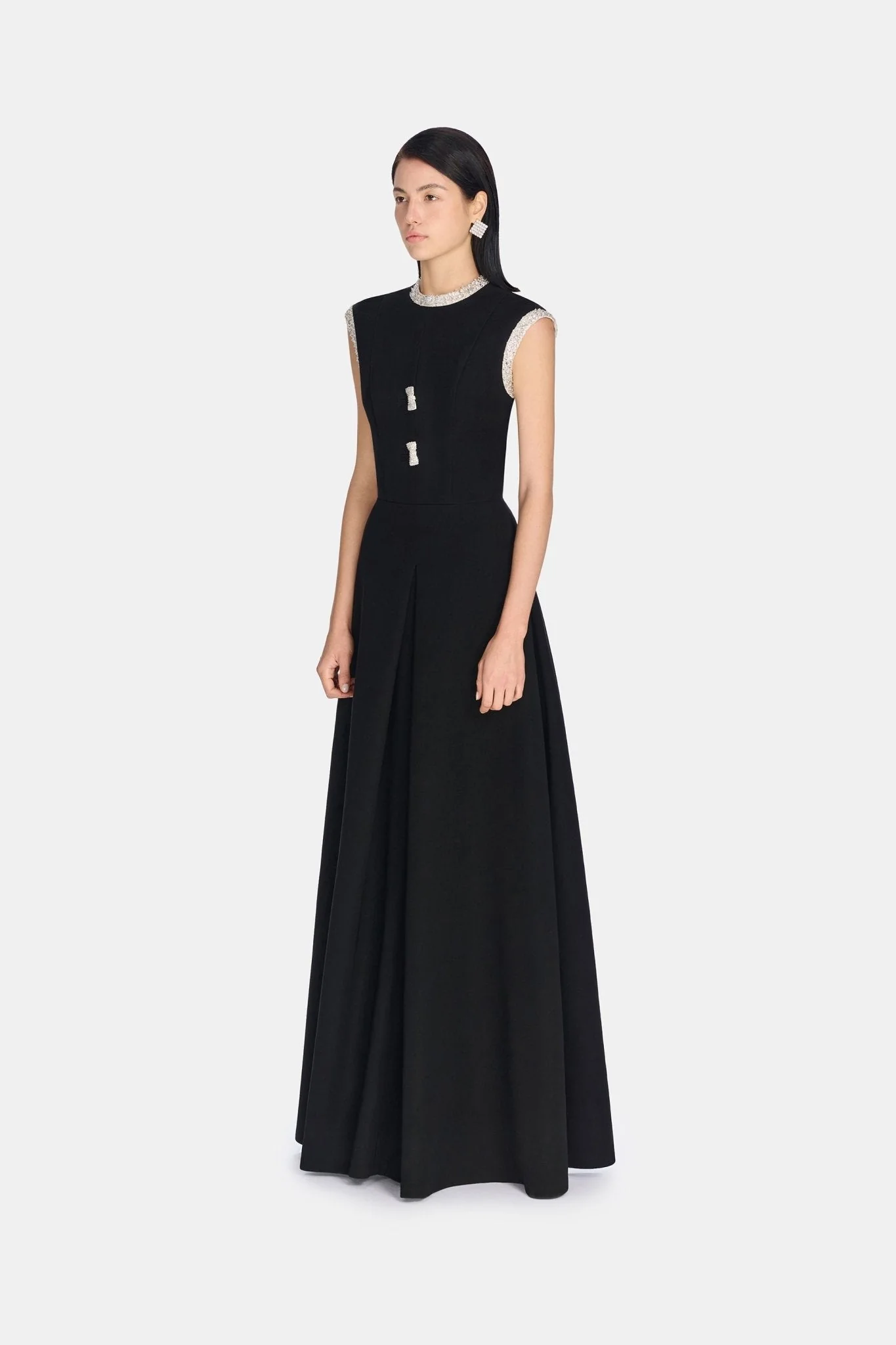 Bow Tie Black Dress - Image 3