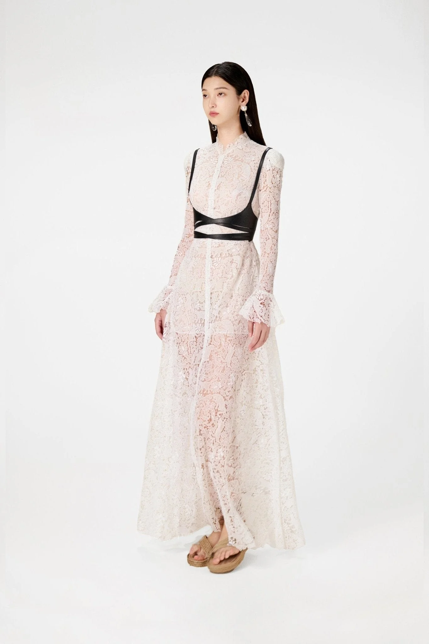 Cat Lace Long Dress - Image 3
