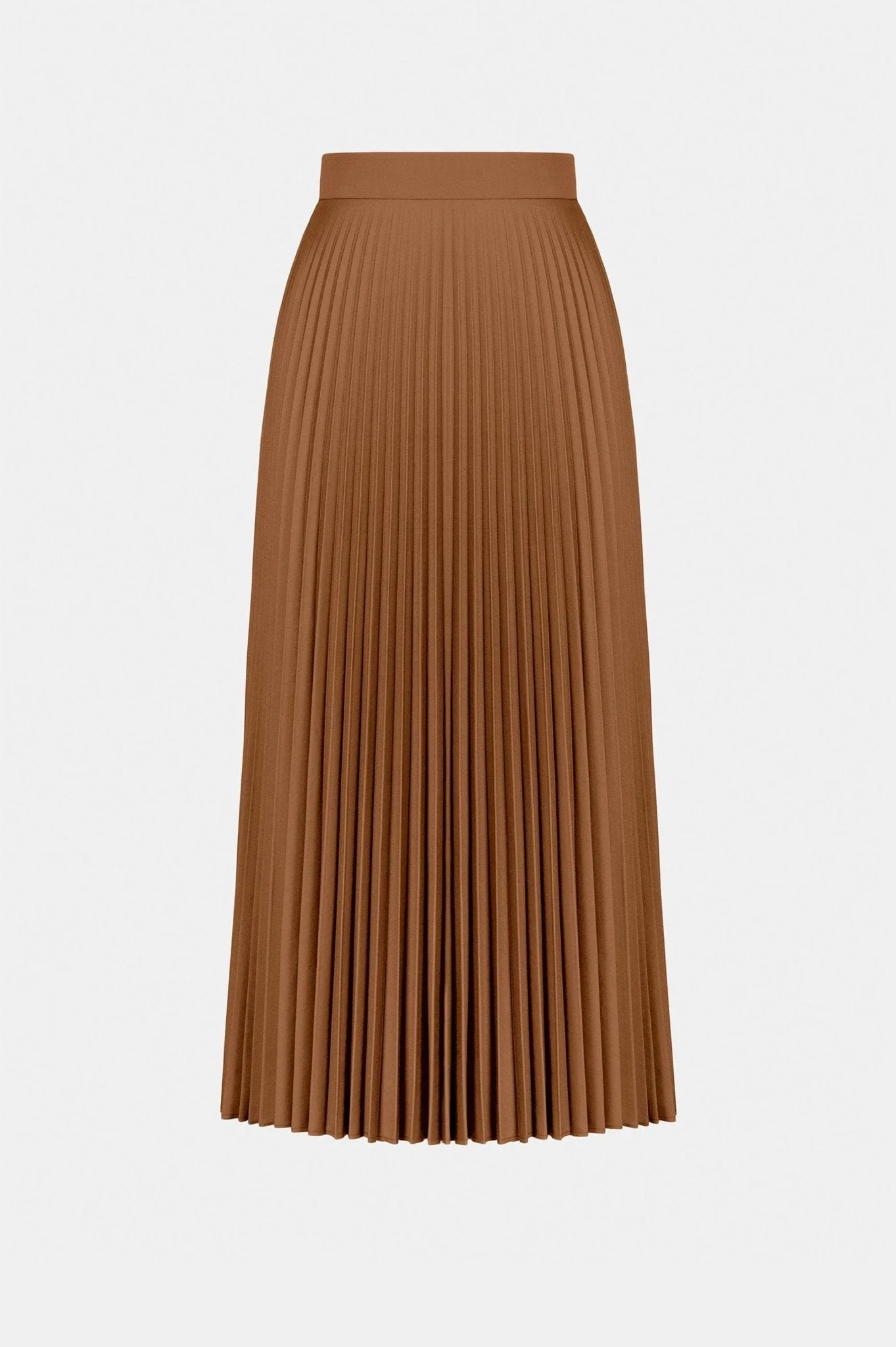 Chocolate Pleat Skirt