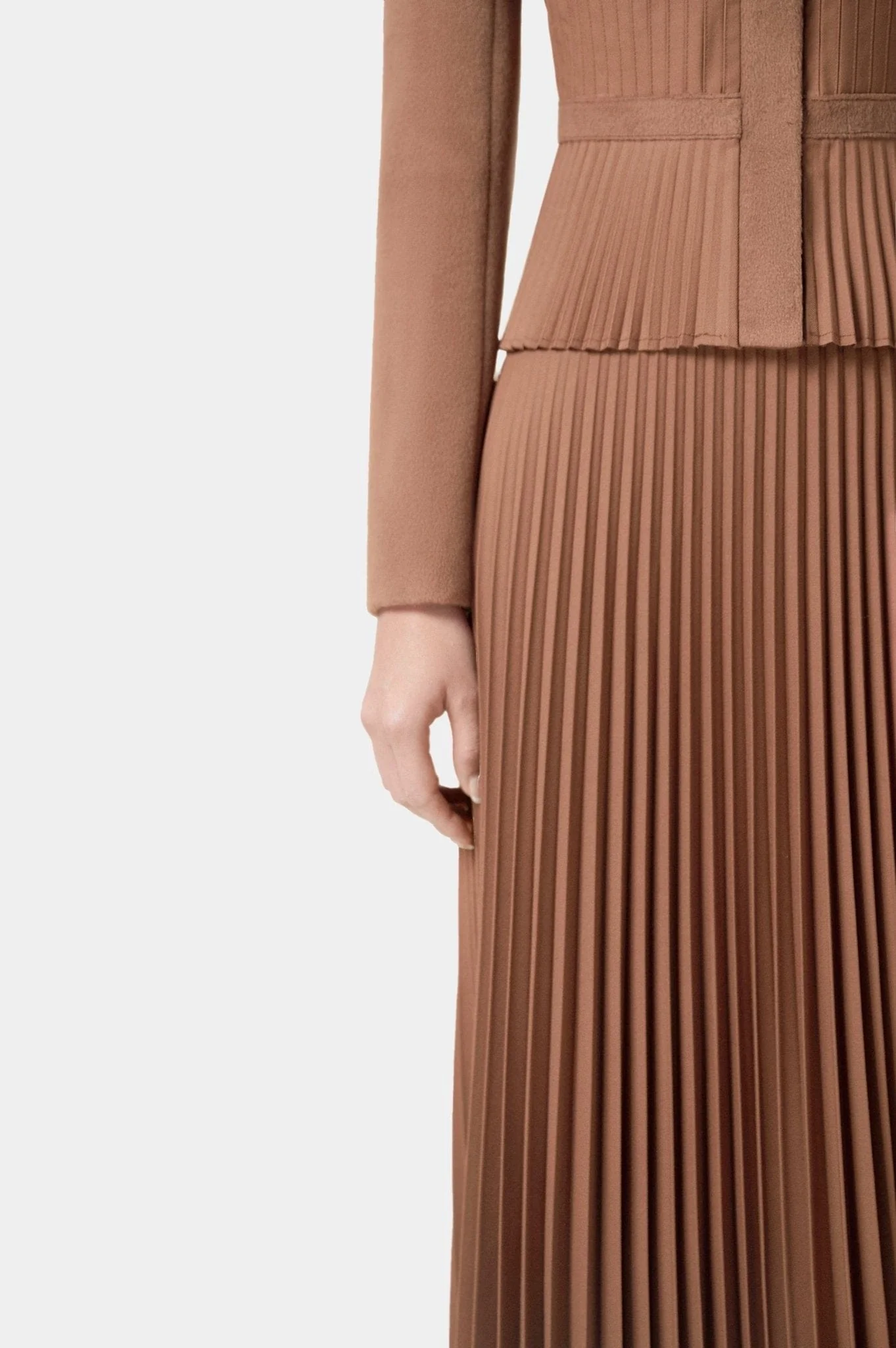 Chocolate Pleat Skirt - Image 5