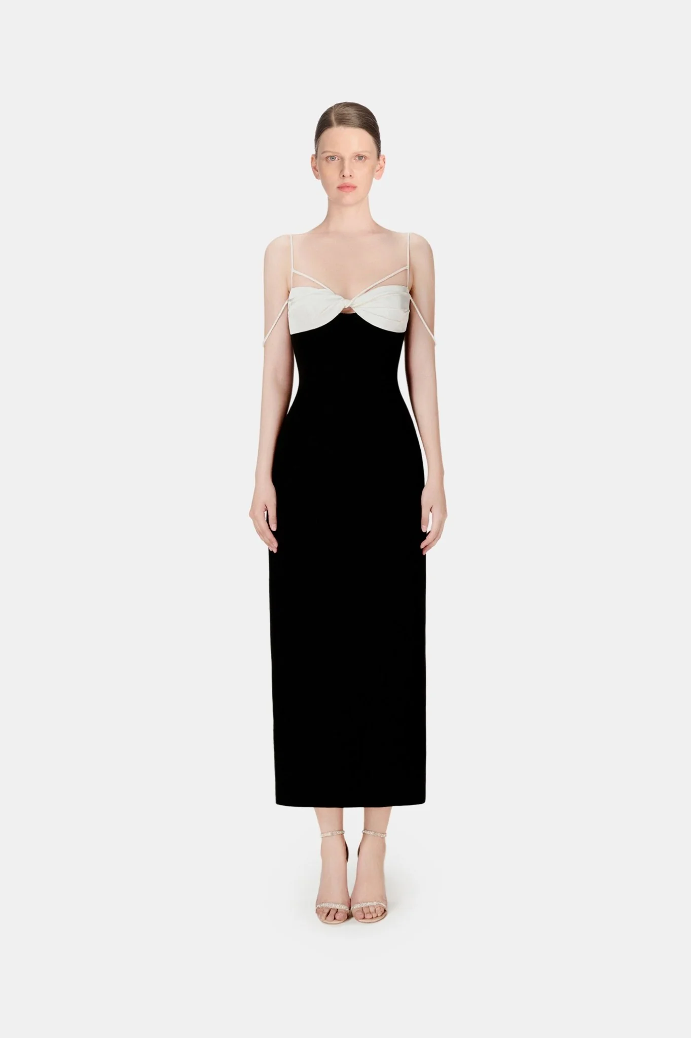 Black Twisted Dress - Image 2