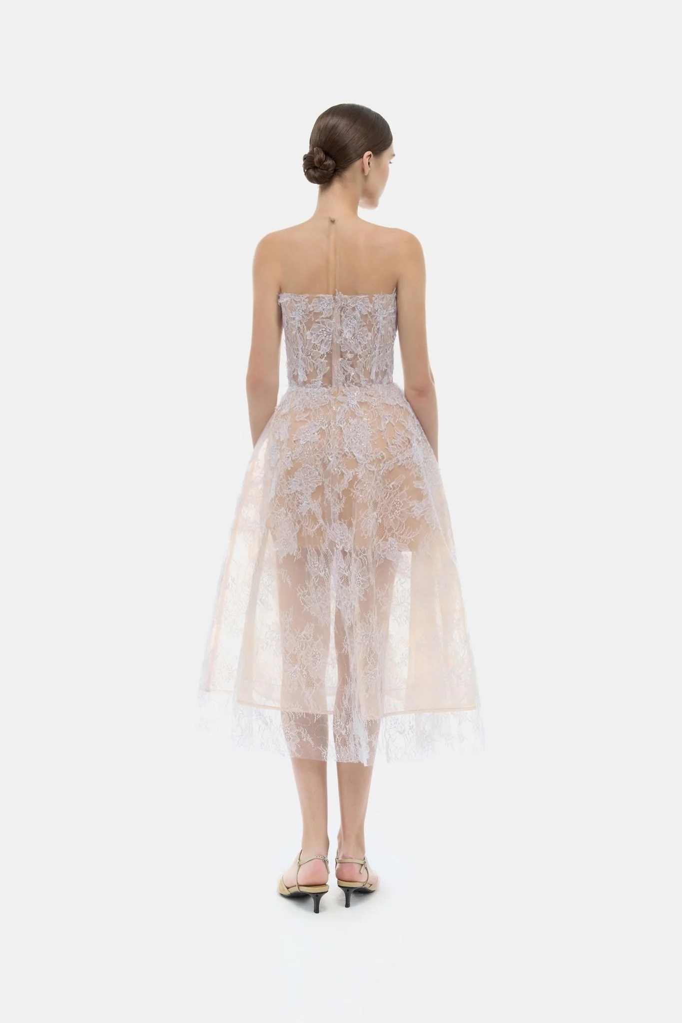 Baby Violet Beaded Lace Dress - Image 4