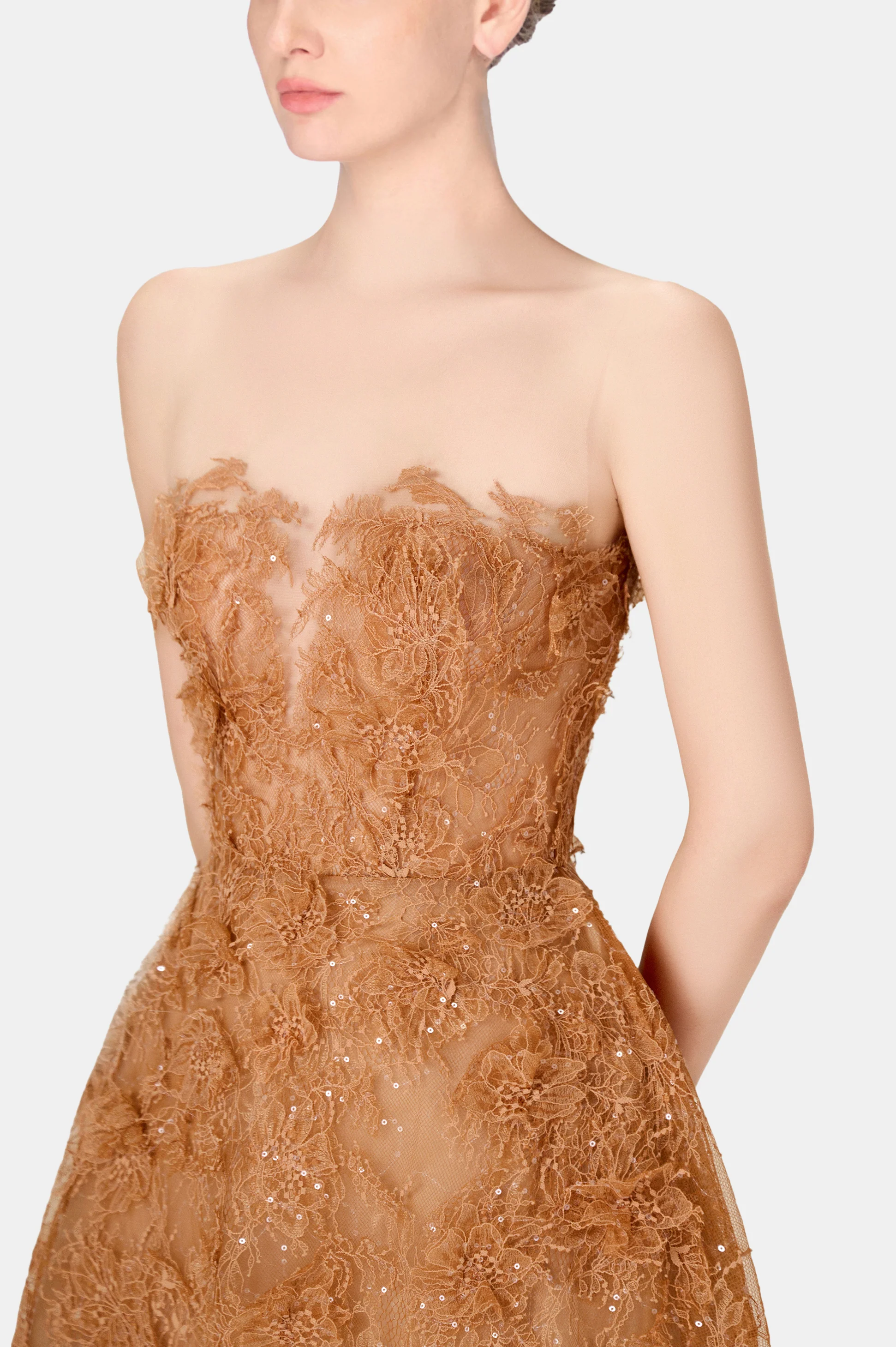 Honey Beaded Lace Dress - Image 5
