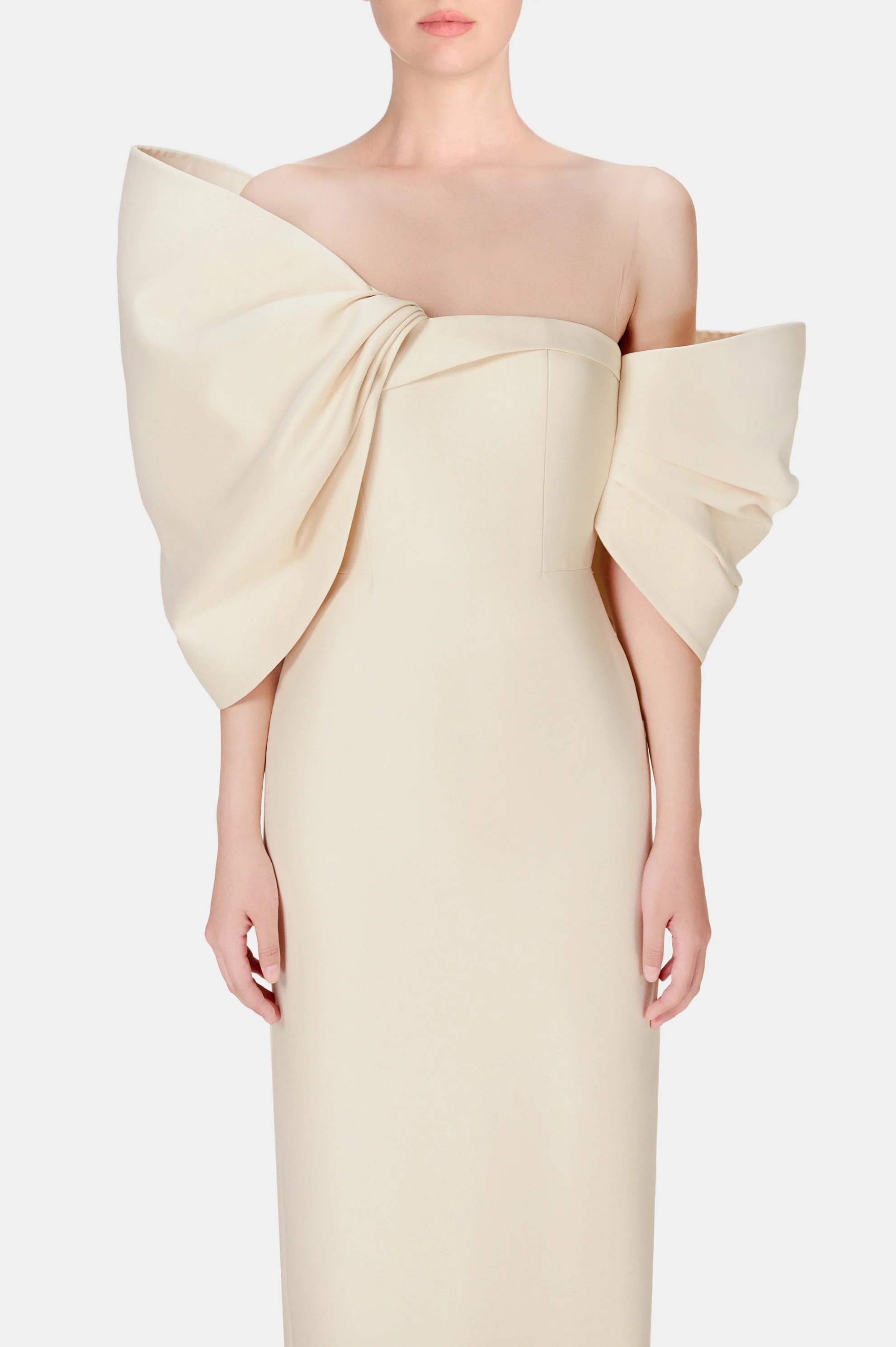 Ivory Big Bow Dress - Image 5