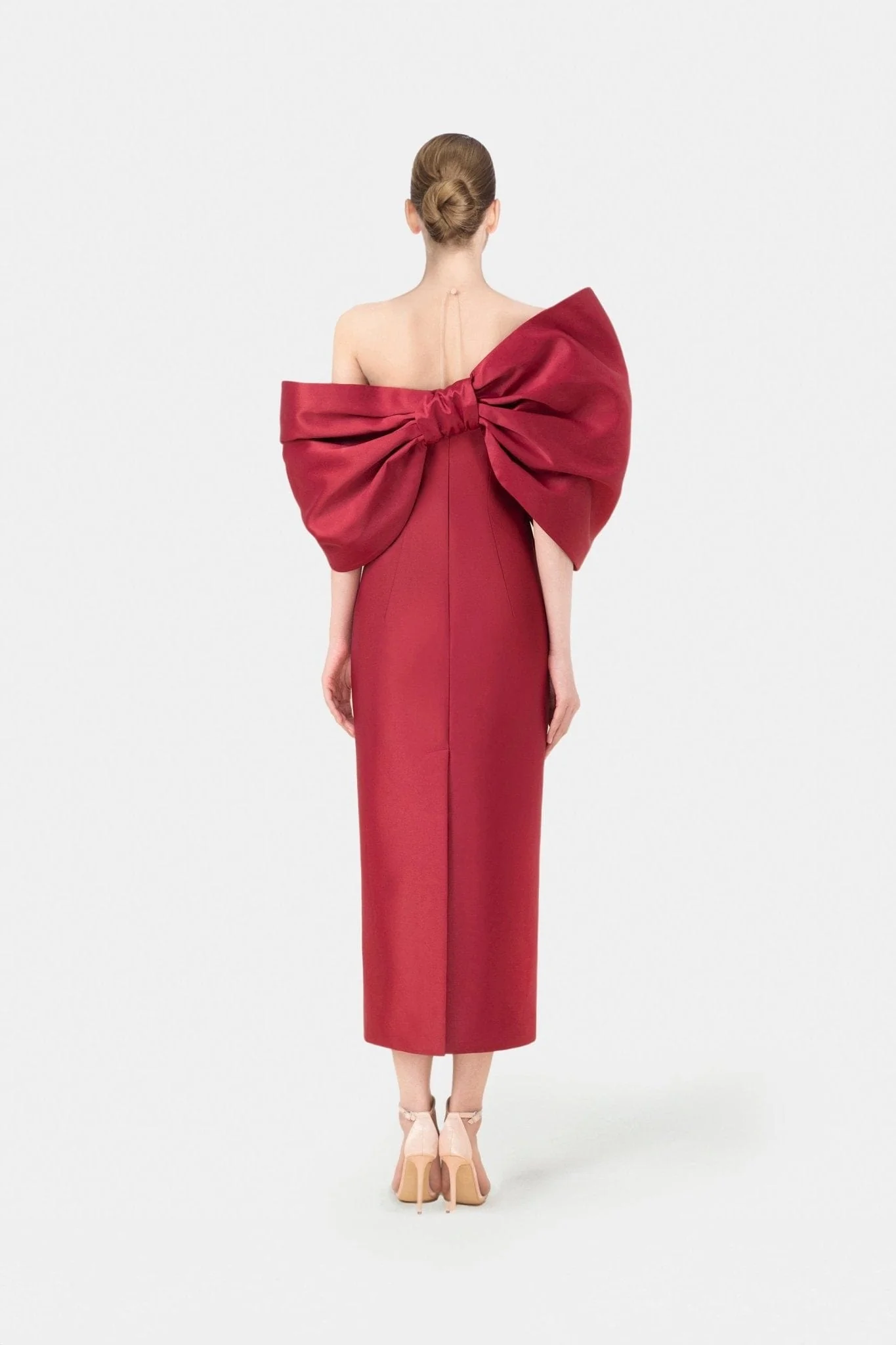 Red Big Bow Dress - Image 4