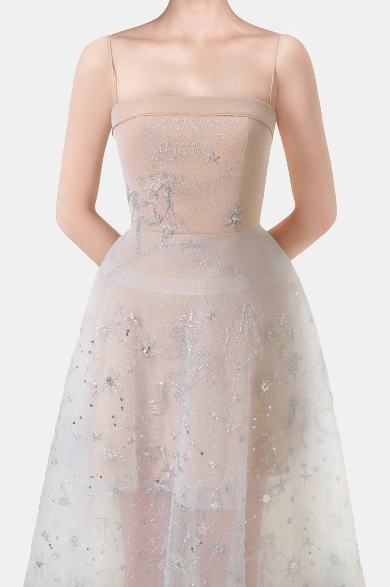 Beaded Embroidered Dress - Image 5
