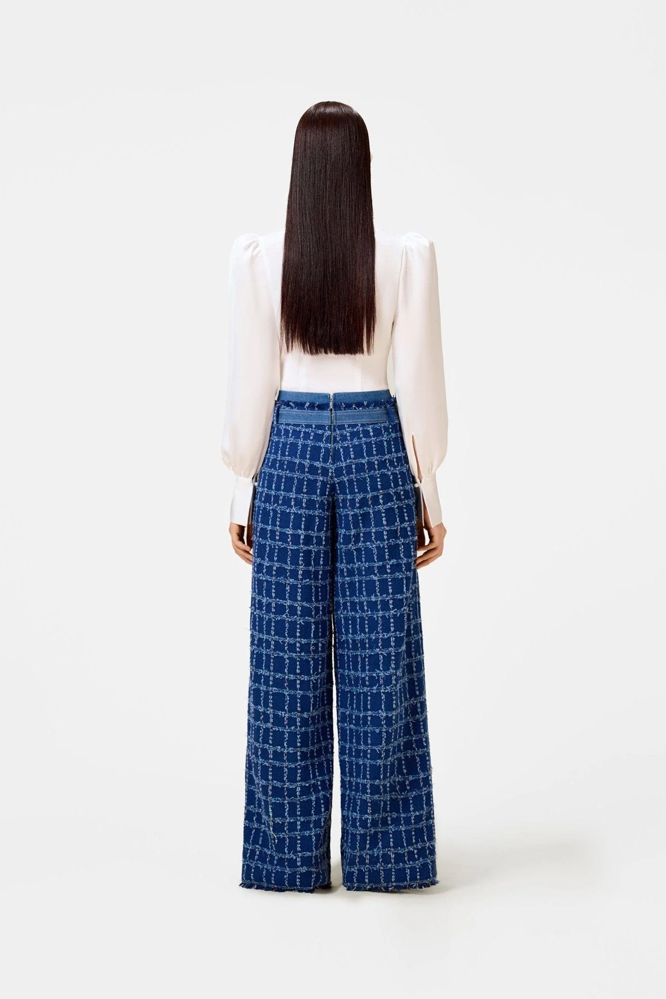 Denim Tweed Trousers - Image 4