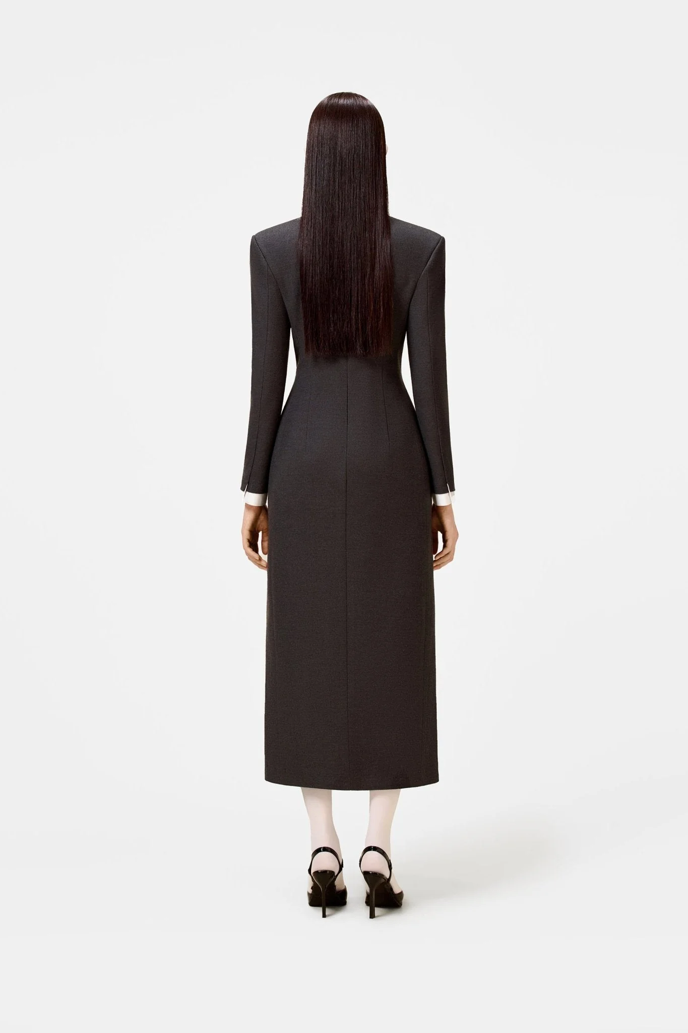 Flower Grey Dress - Image 4