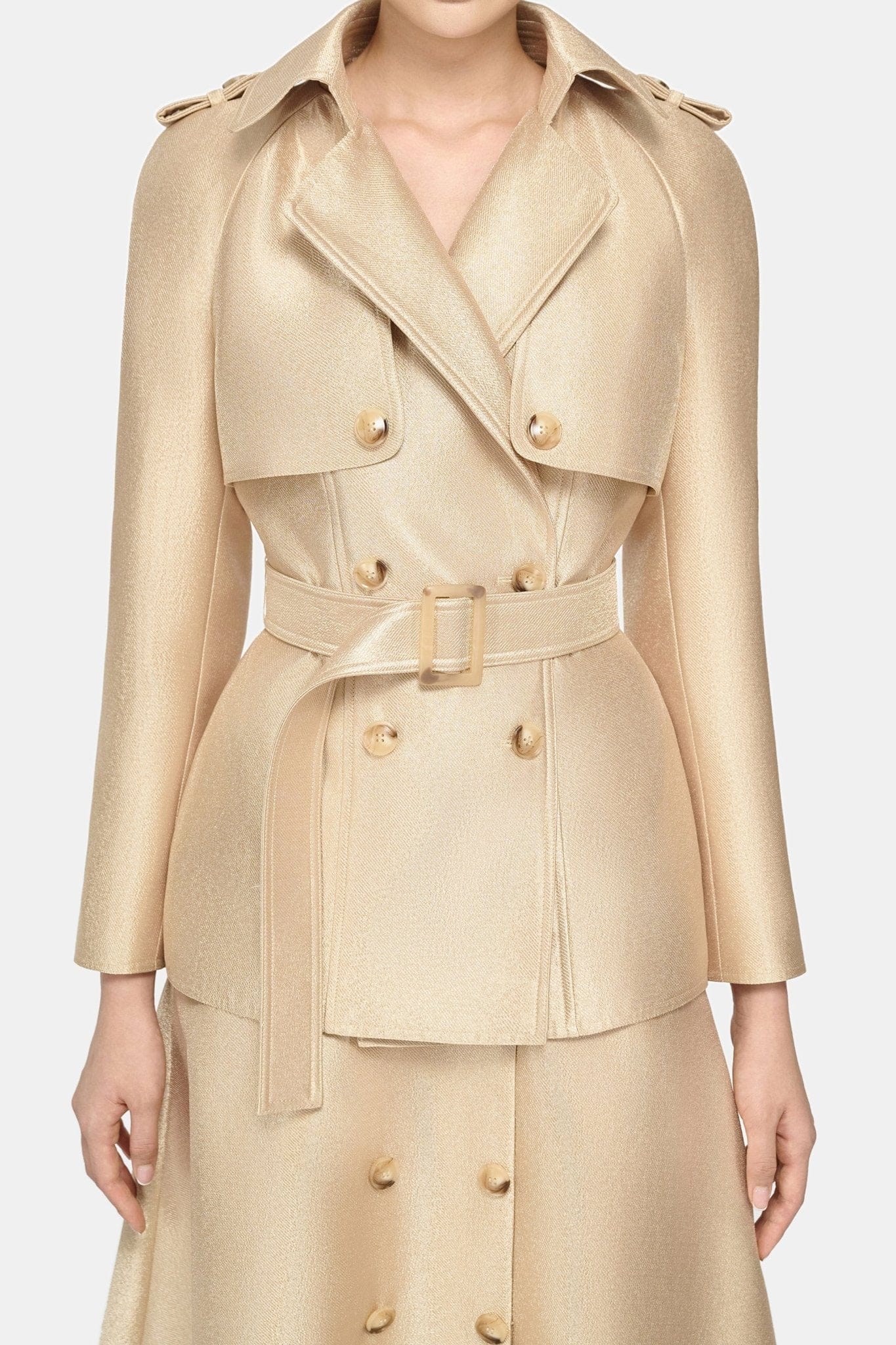 Gold Taffeta Jacket - Image 5