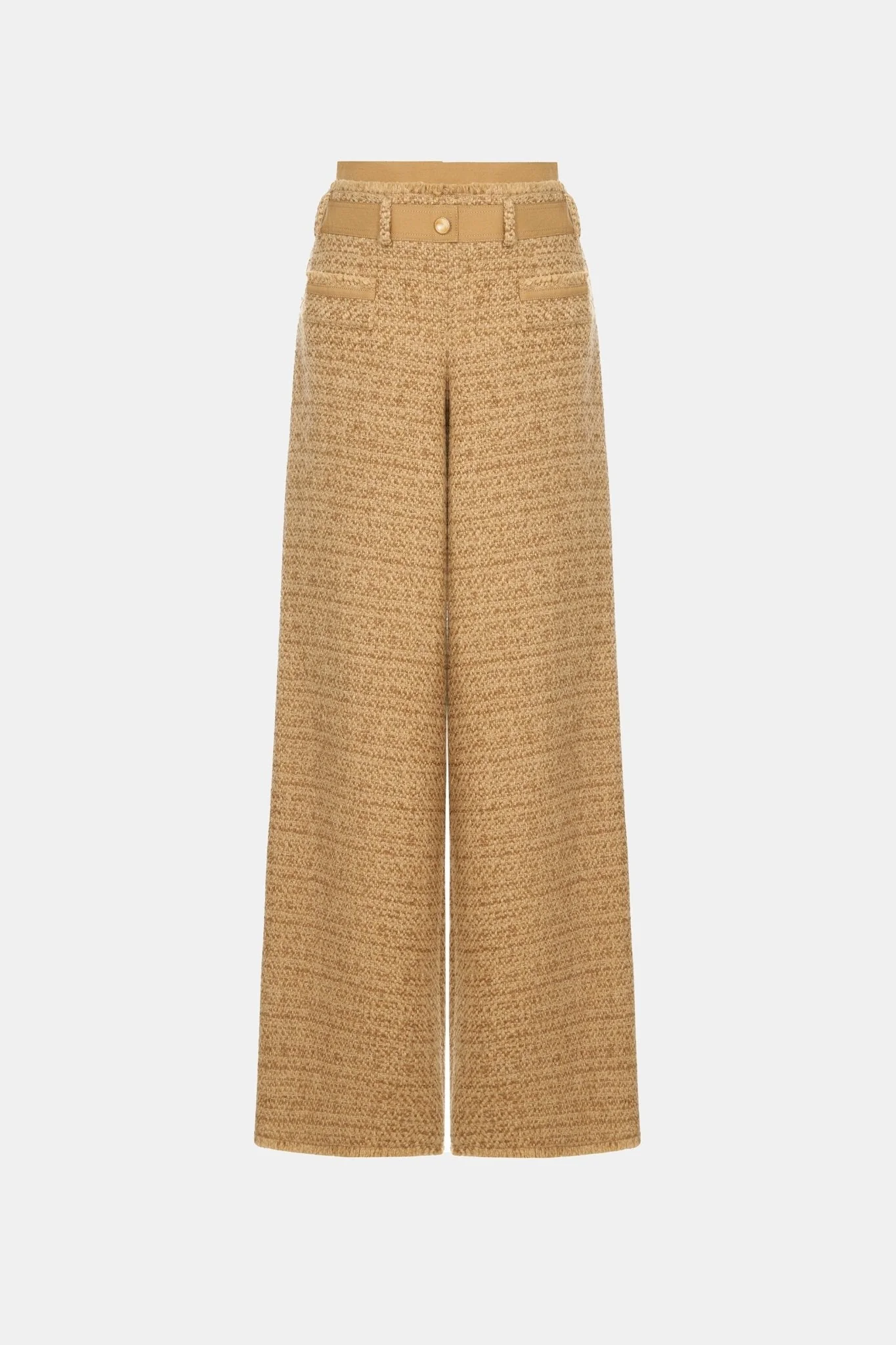 Gold Tweed Trousers