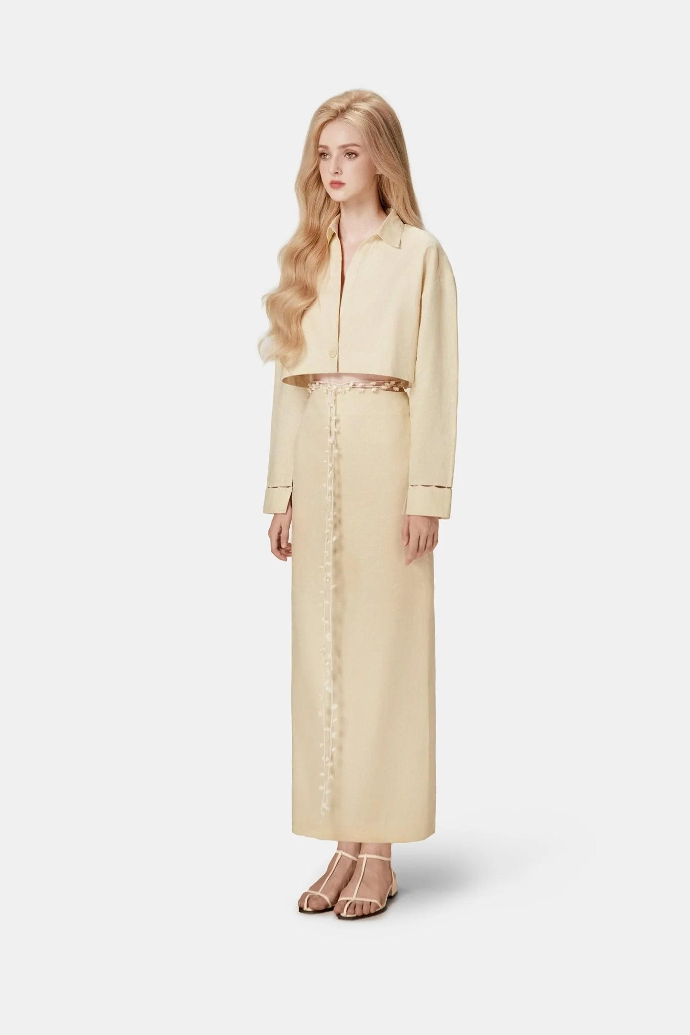 Ivory Convallaria Ivory Skirt - Image 3