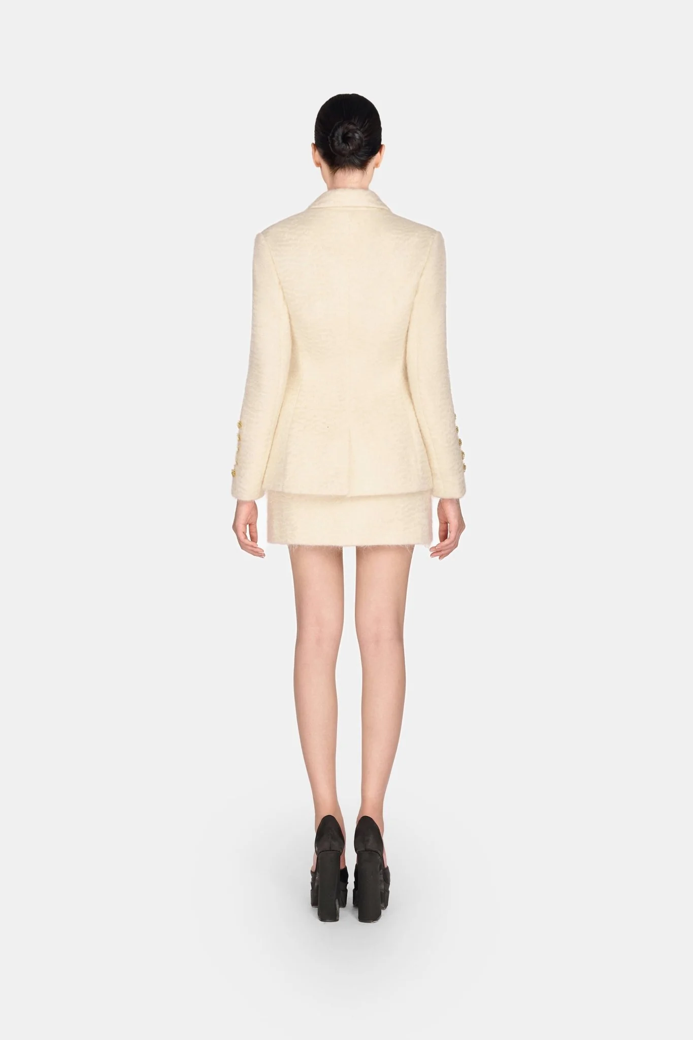 Ivory Mohair Jacket - Image 4