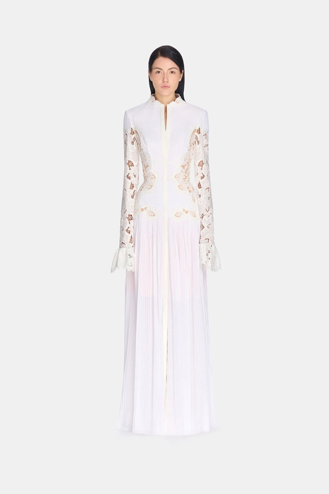 Lace Embroidered Dress - Image 3