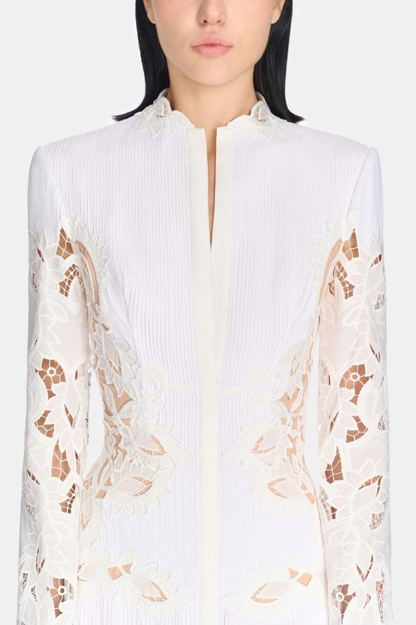 Lace Embroidered Dress - Image 5