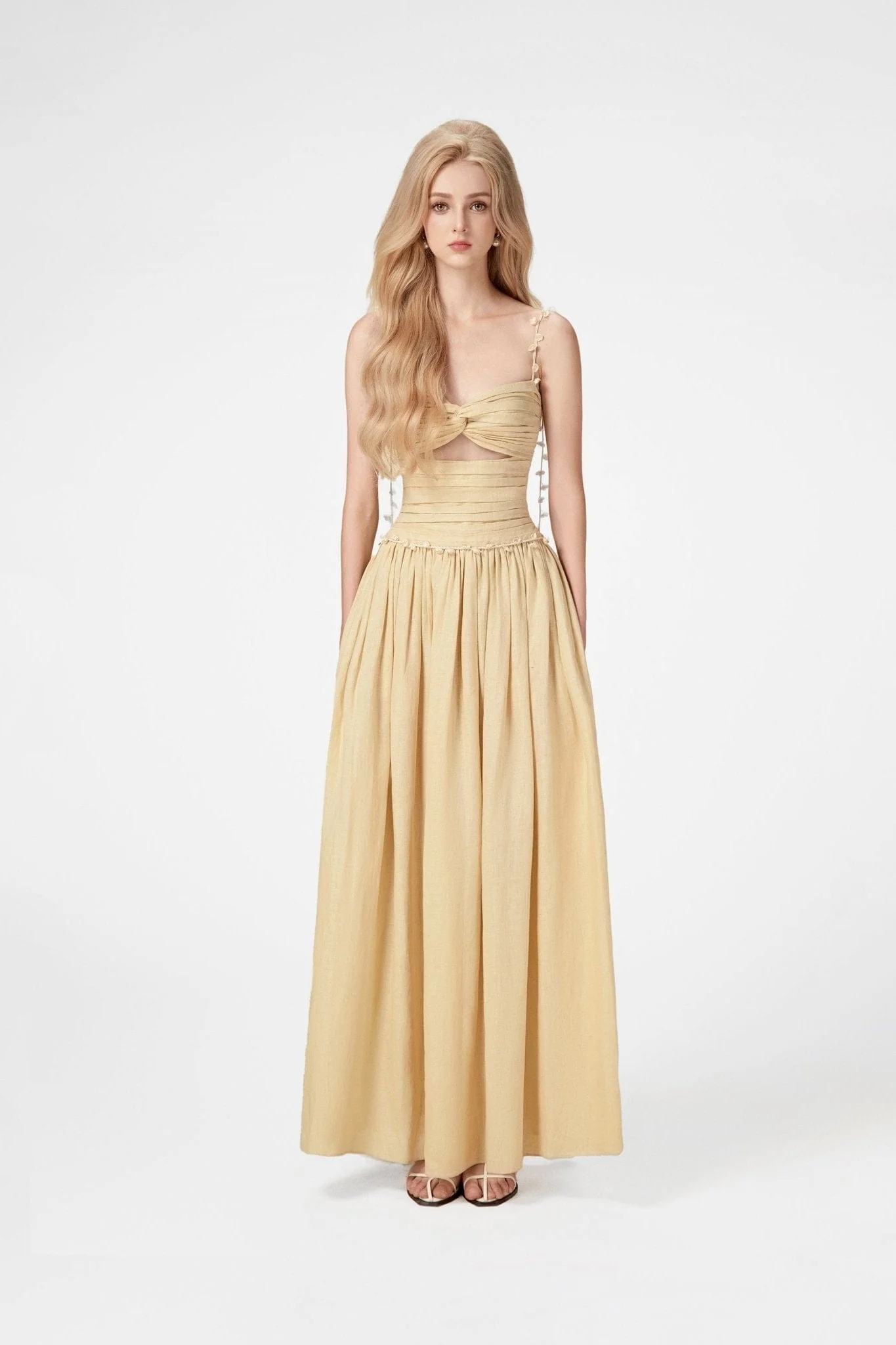 Linen Convallaria Maxi Dress - Image 2
