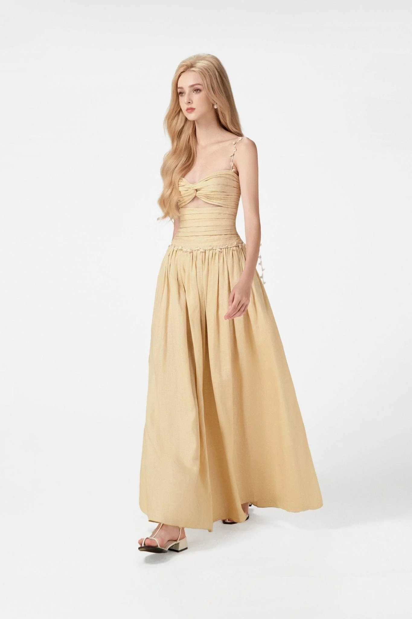 Linen Convallaria Maxi Dress - Image 4