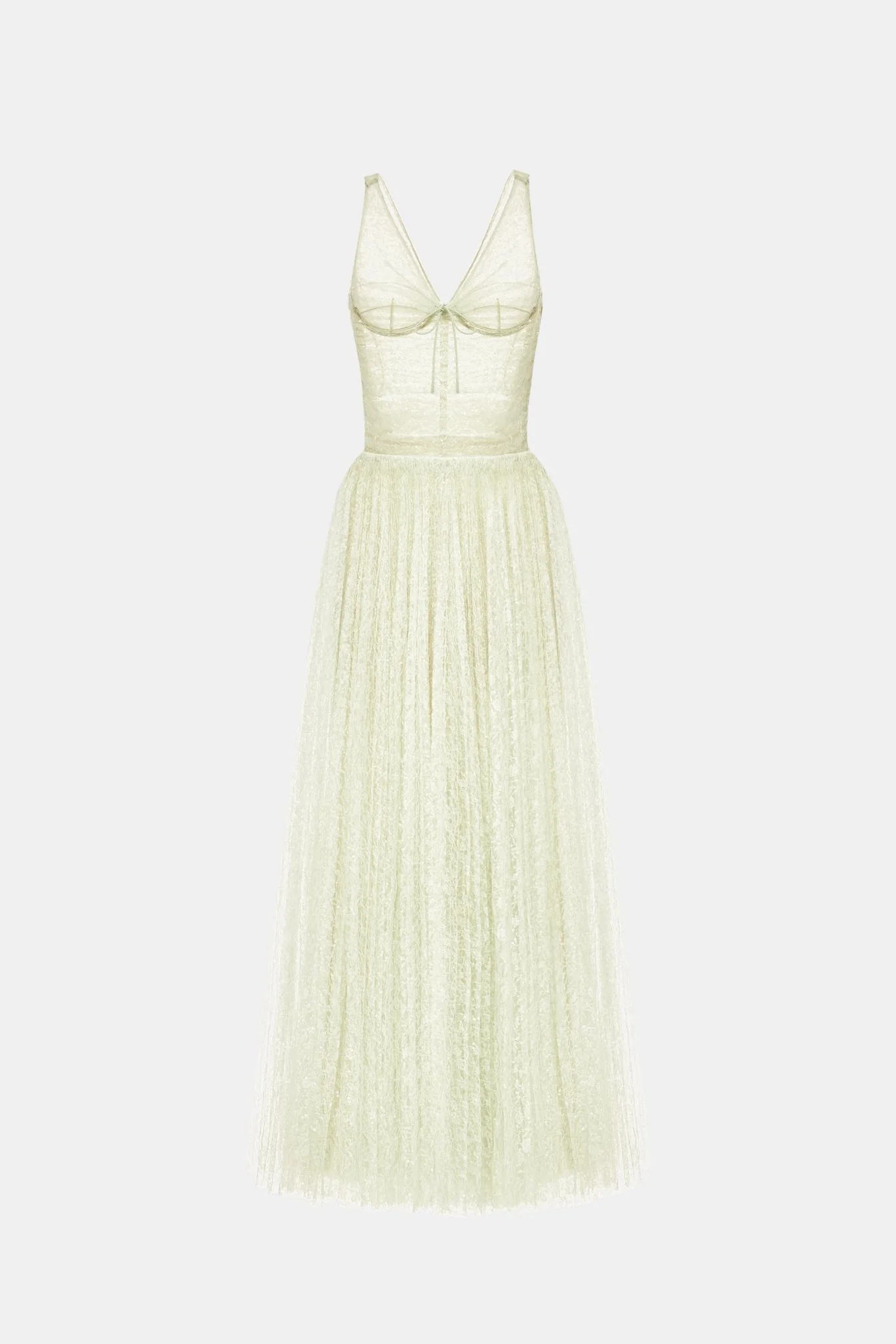 Mint Drapped Maxi Dress