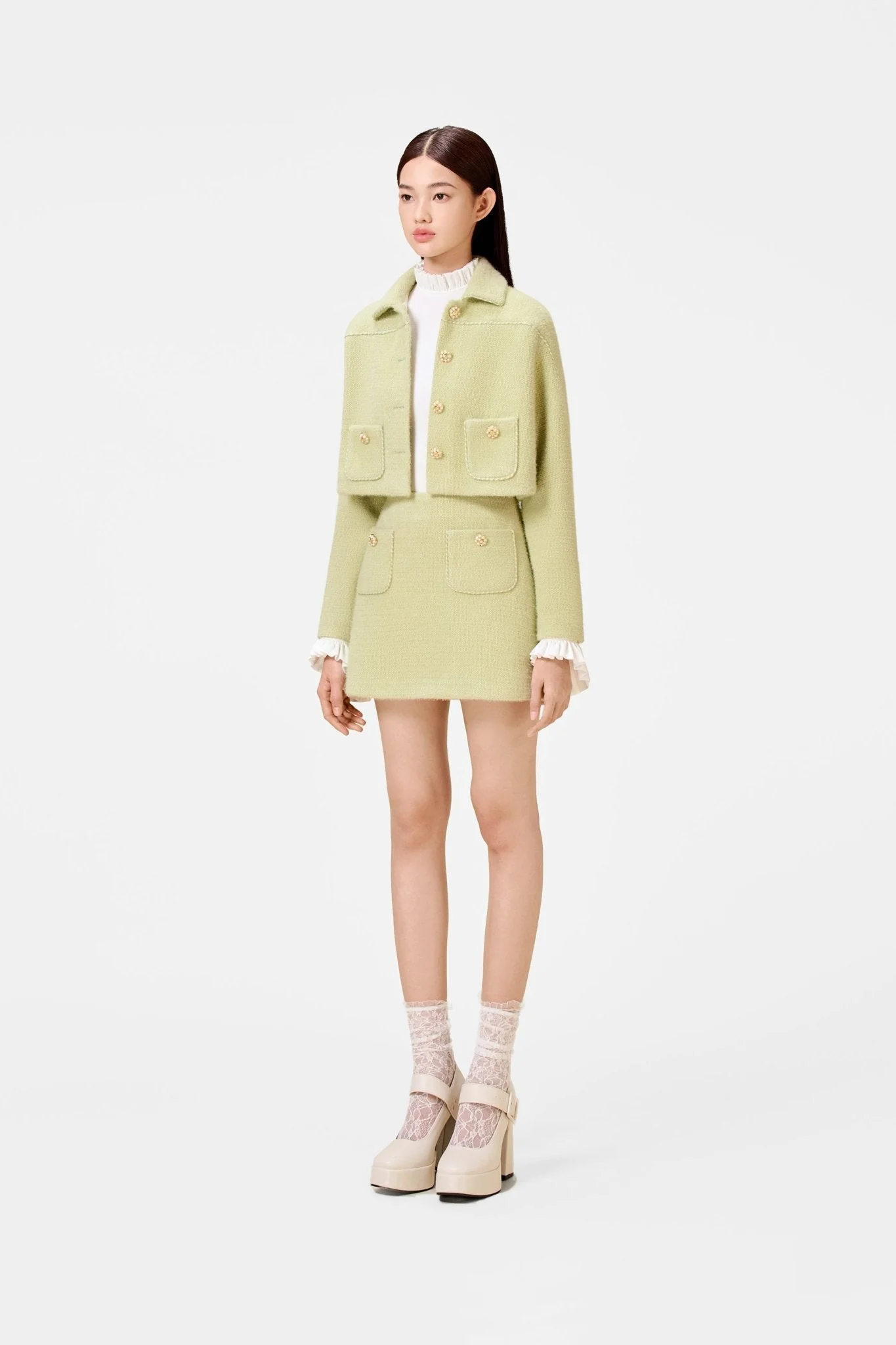 Mint Knit Jaket - Image 3