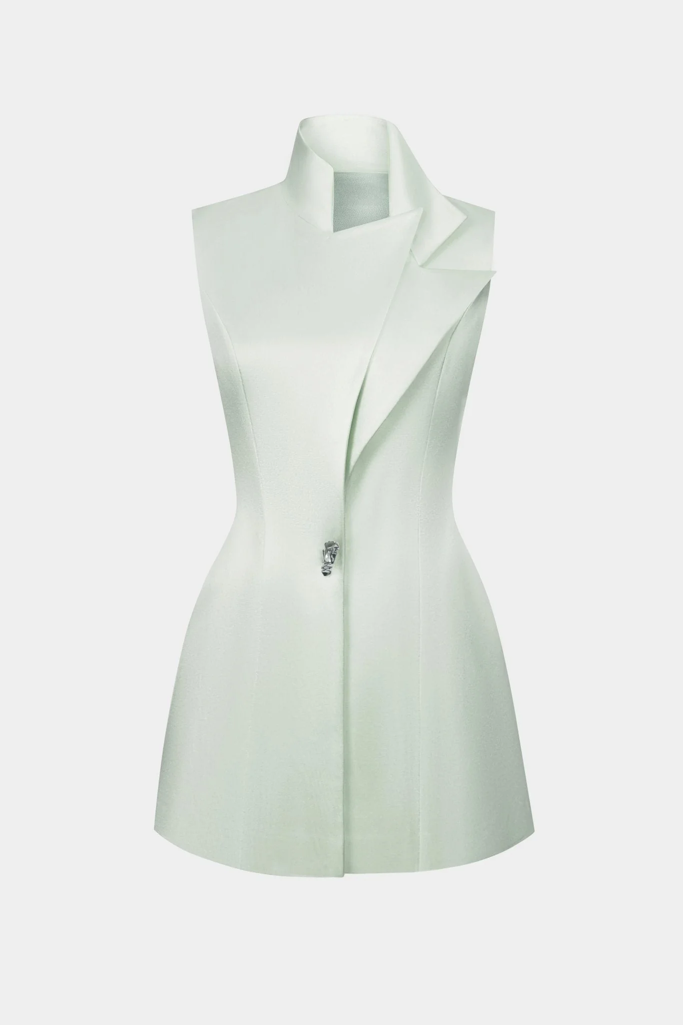 Mint Sleeveless Blazer