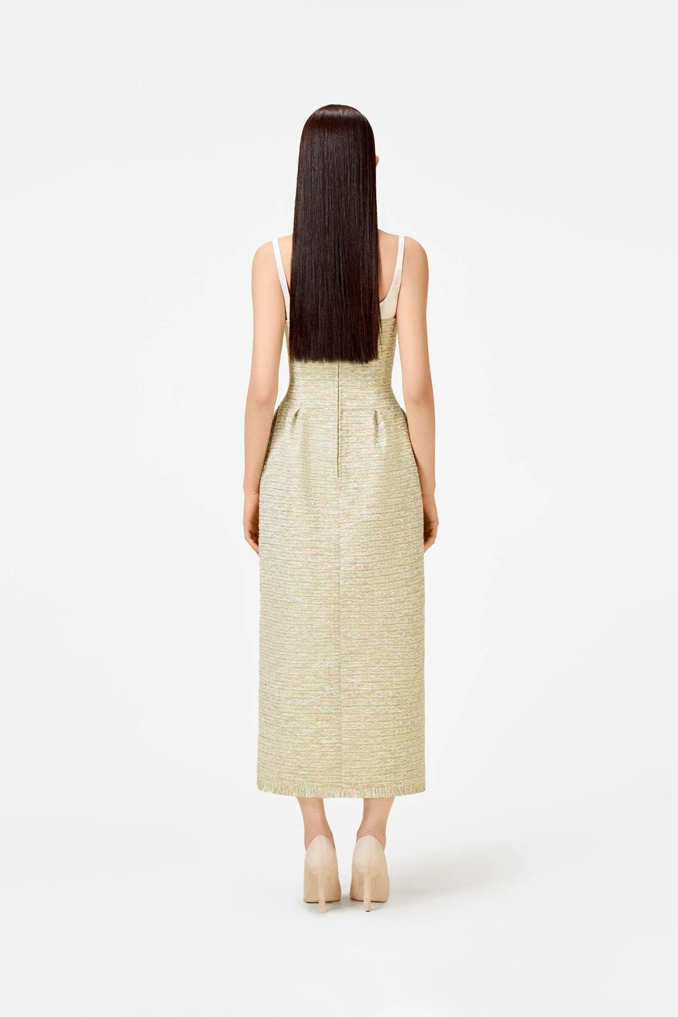 Mint Tweed Dress - Image 4