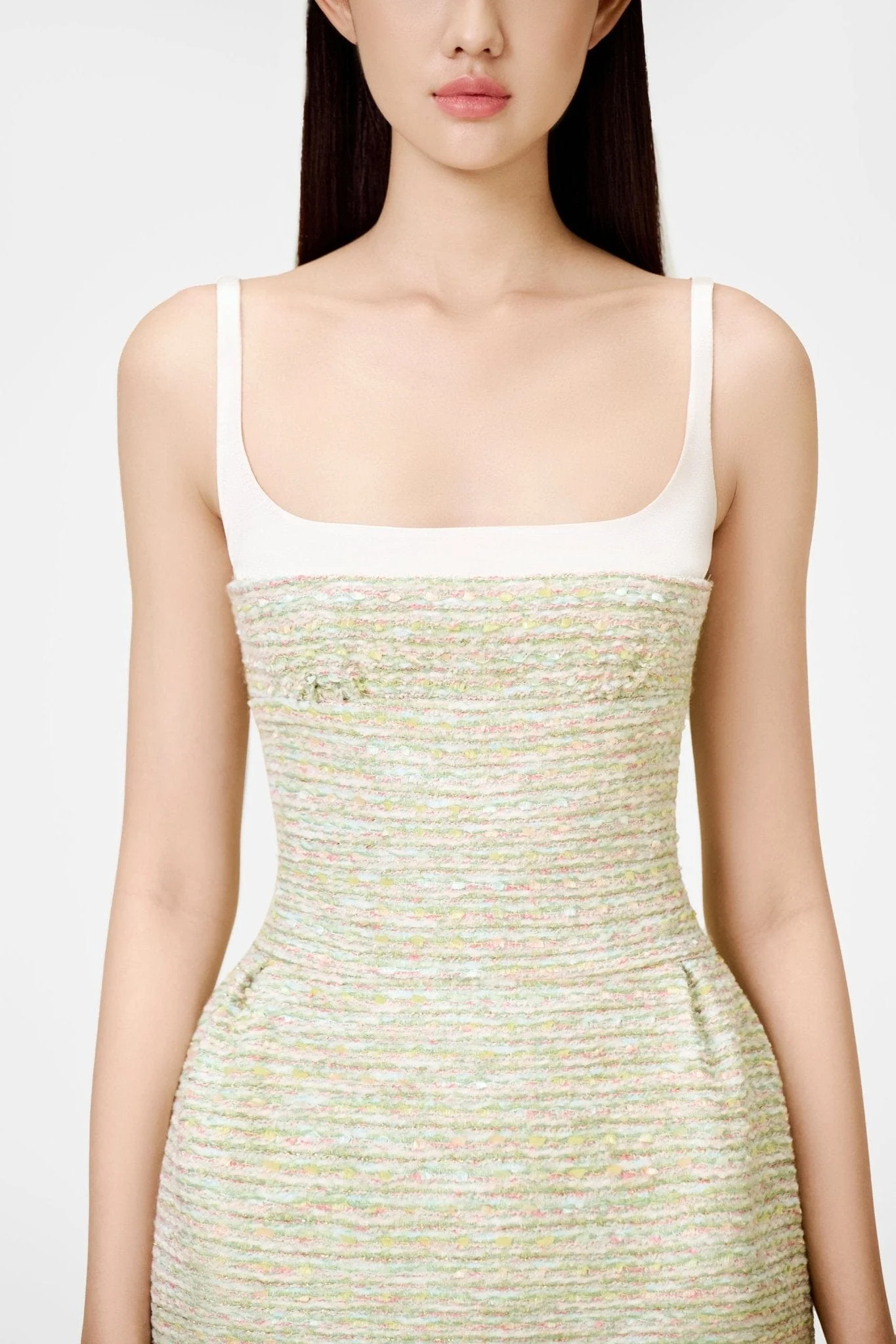 Mint Tweed Dress - Image 5