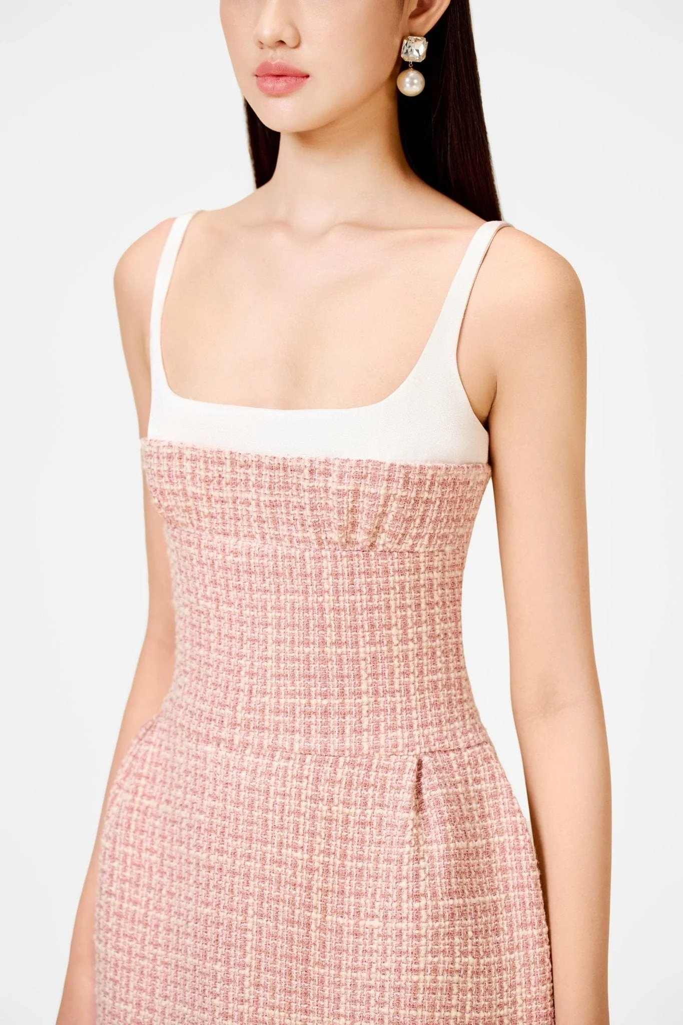 Pink Tweed Dress - Image 5