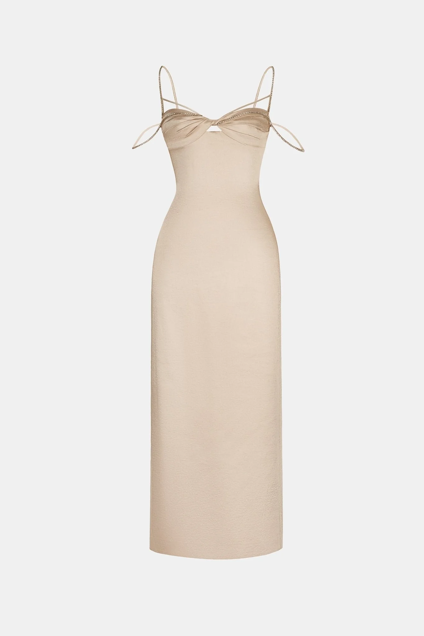 Silver Twisted Dress