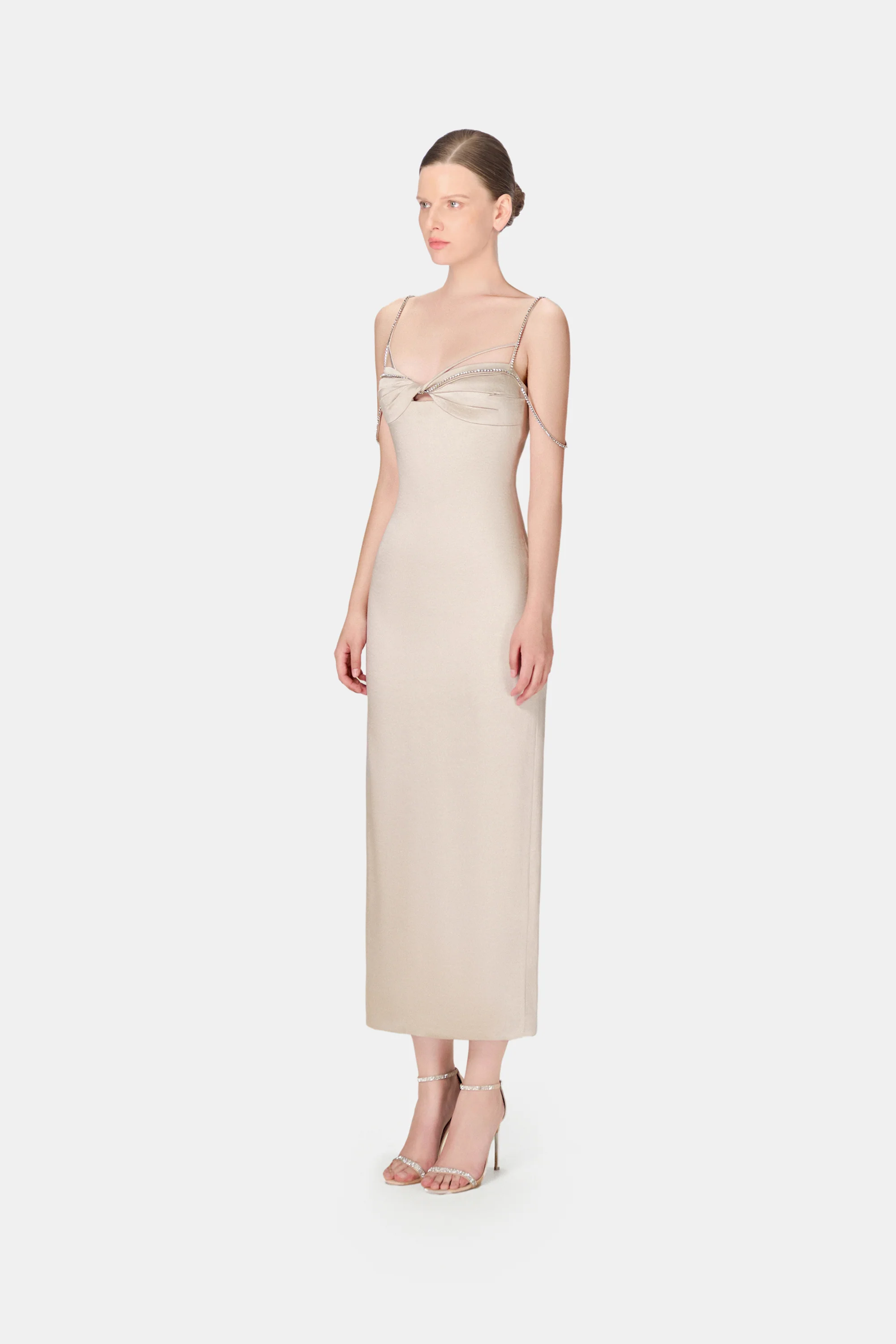 Silver Twisted Dress - Image 3