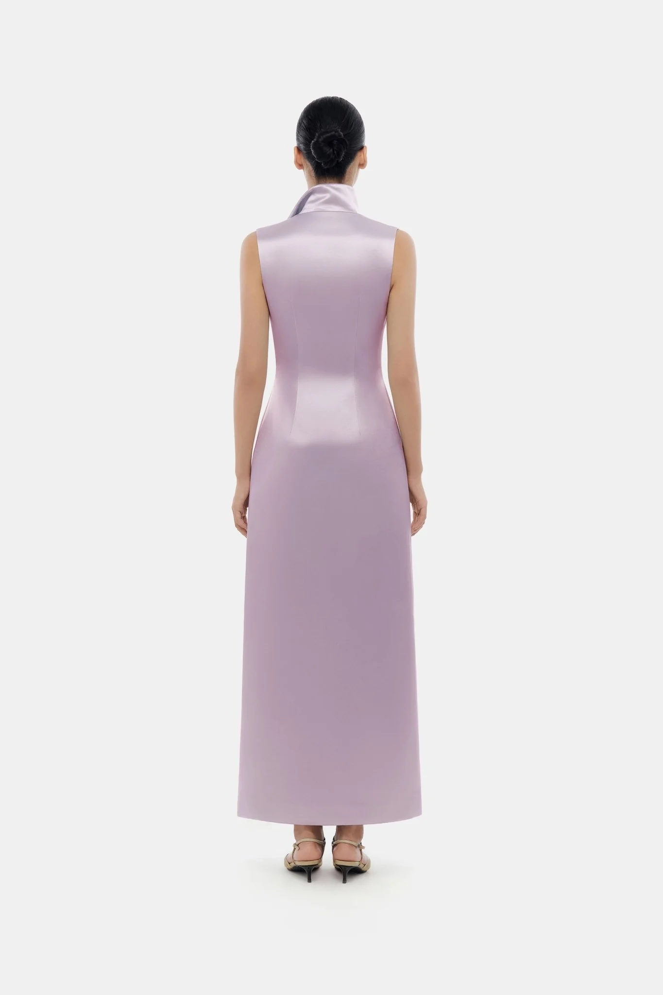 Violet Silk Coat - Image 4