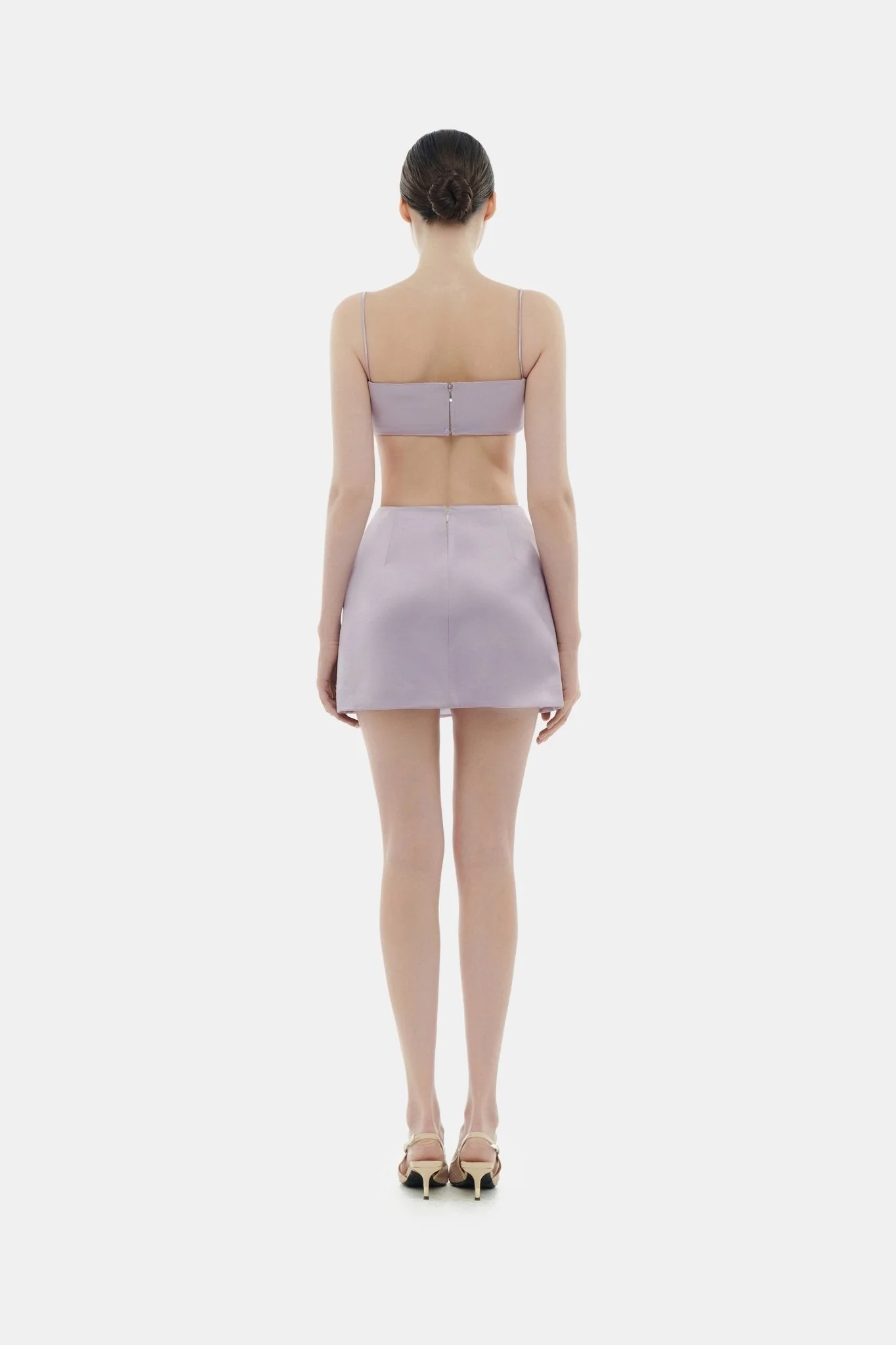 Violet Silk Skirt - Image 4