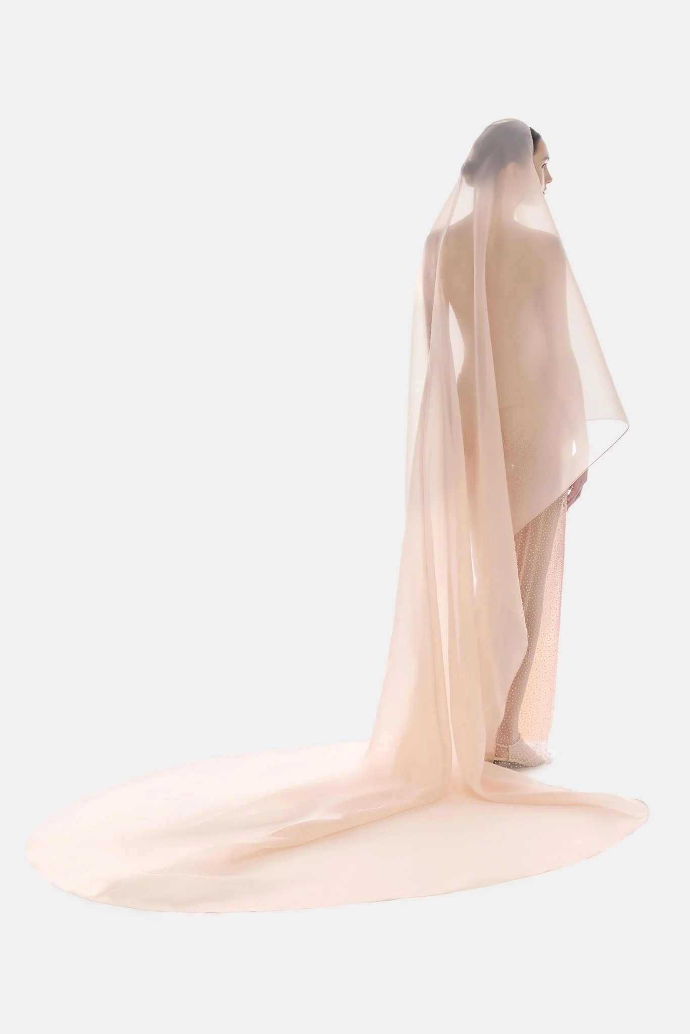 Organza Veil Cape - Image 3