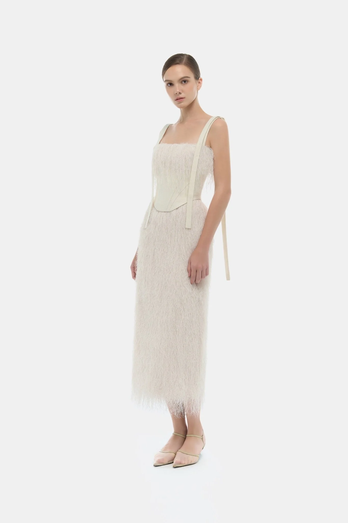White Andrea Dress - Image 3