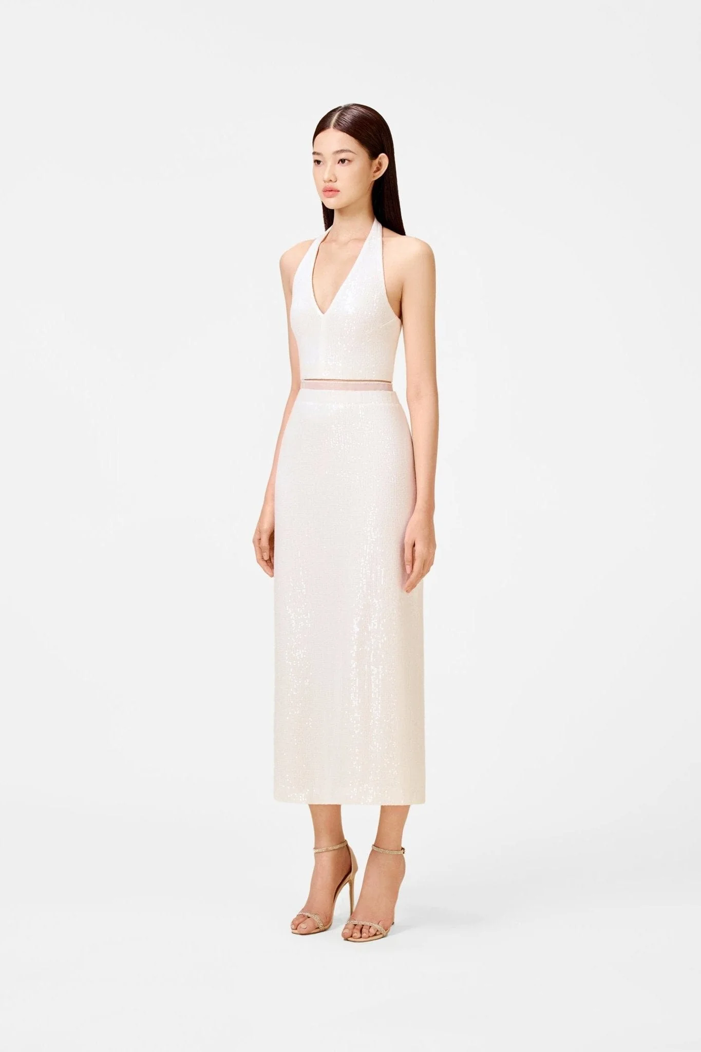 White Beaded Top - Image 3